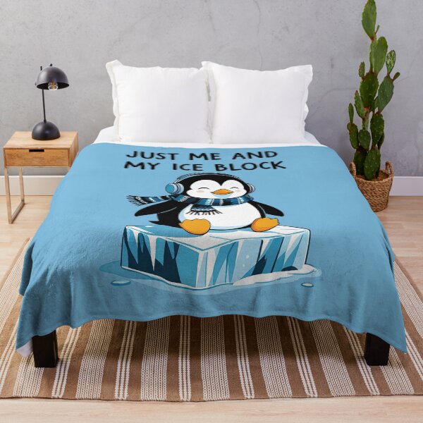 Item preview, Just me and my ice block – Chilling penguin designed and sold by ApriNoeScor.