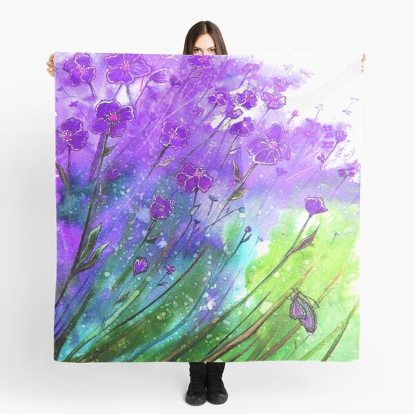 Item preview, Purple Flower Blaze designed and sold by Linda Callaghan.