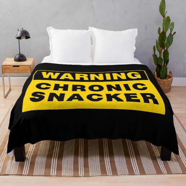 Item preview, WARNING SIGN, CHRONIC SNACKER, NOVELTY SIGNAGE, QUIRKY designed and sold by AASparksDesigns.