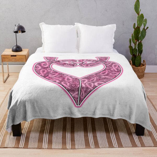 Item preview, Pink Awareness Double Ribbon Heart for Breast Cancer designed and sold by PinkWinkDesigns.