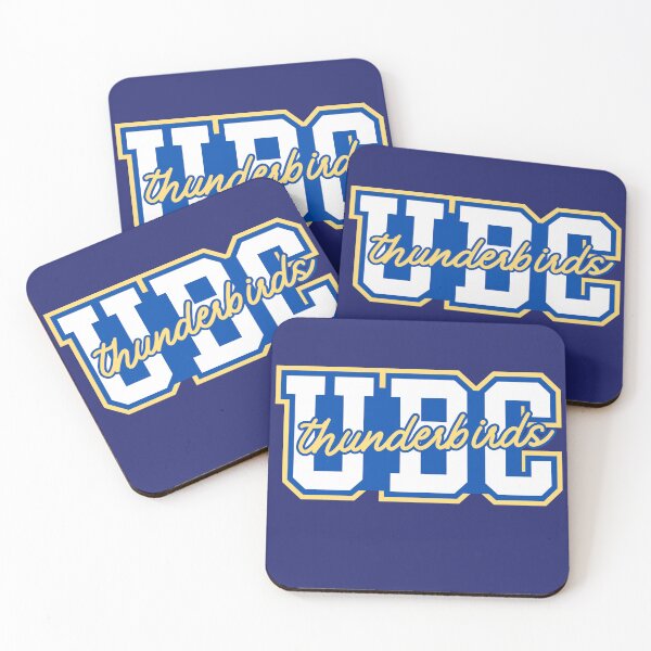 Item preview, navy and pastel yellow varsity UBC thunderbird  designed and sold by jessicaleah15.