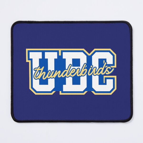 Item preview, navy and pastel yellow varsity UBC thunderbird  designed and sold by jessicaleah15.