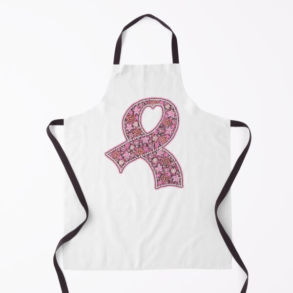 Item preview, Breast Cancer Pink Floral Awareness Ribbon with Heart designed and sold by PinkWinkDesigns.