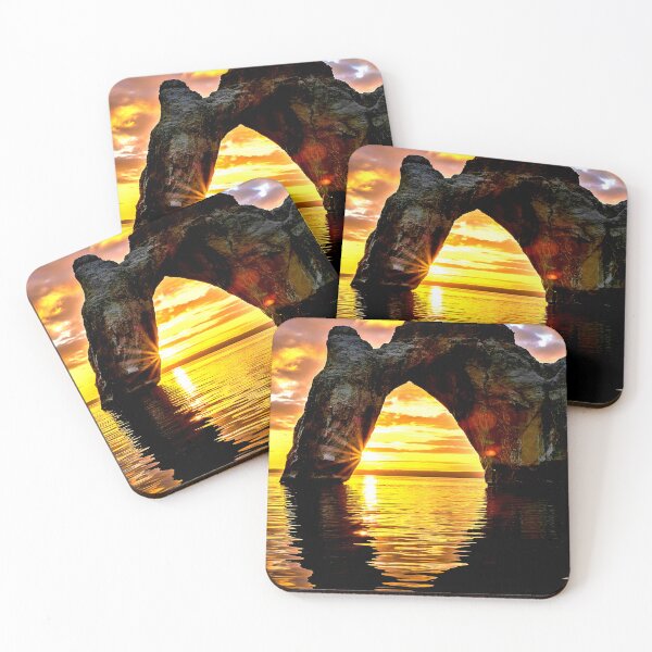 Item preview, Golden Gateway: Ocean Arch at Sunset designed and sold by Exodoi.