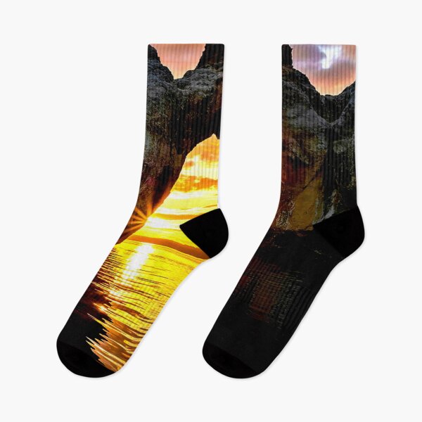 Item preview, Golden Gateway: Ocean Arch at Sunset designed and sold by Exodoi.