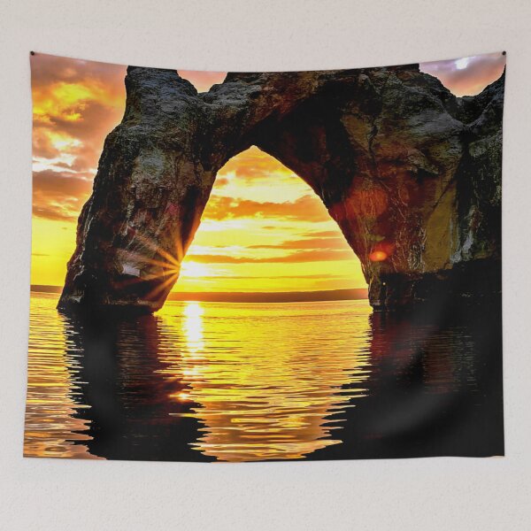 Item preview, Golden Gateway: Ocean Arch at Sunset designed and sold by Exodoi.