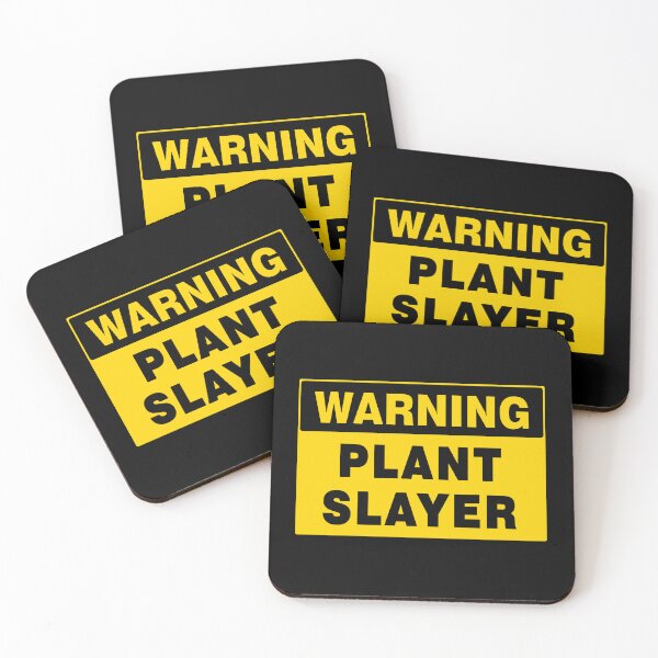 Item preview, WARNING SIGN, PLANT SLAYER, NOVELTY SIGNAGE, QUIRKY designed and sold by AASparksDesigns.