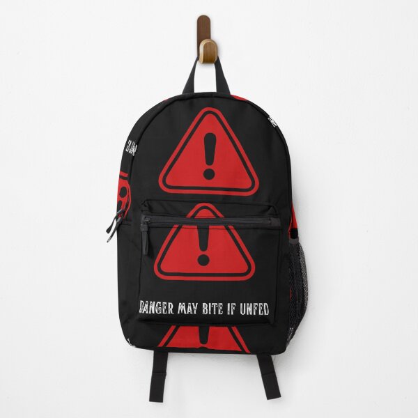 Item preview, Danger: May Bite If Unfed - Funny Hangry Warning T-Shirt" designed and sold by GiftLore Studio.
