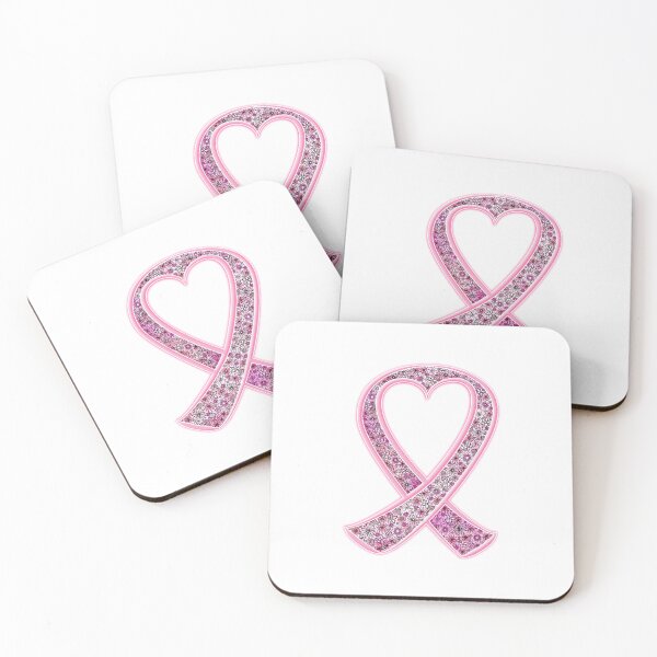 Item preview, Breast Cancer Awareness Ribbon with a Big Heart designed and sold by PinkWinkDesigns.