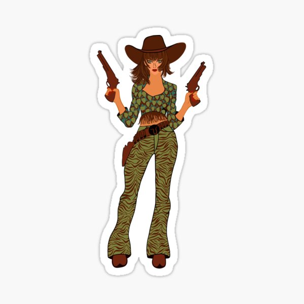 Calamity Jane Sticker Sticker