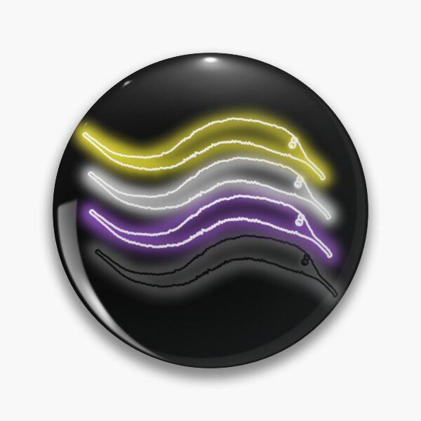Item preview, Neon Non-Binary Worms designed and sold by Shadarinth.