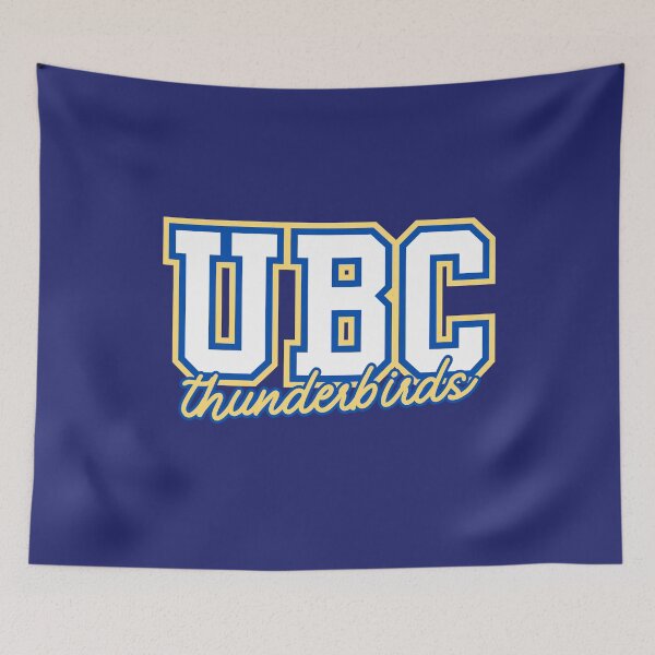 Item preview, pastel yellow classic UBC thunderbirds - block and cursive combo   designed and sold by jessicaleah15.