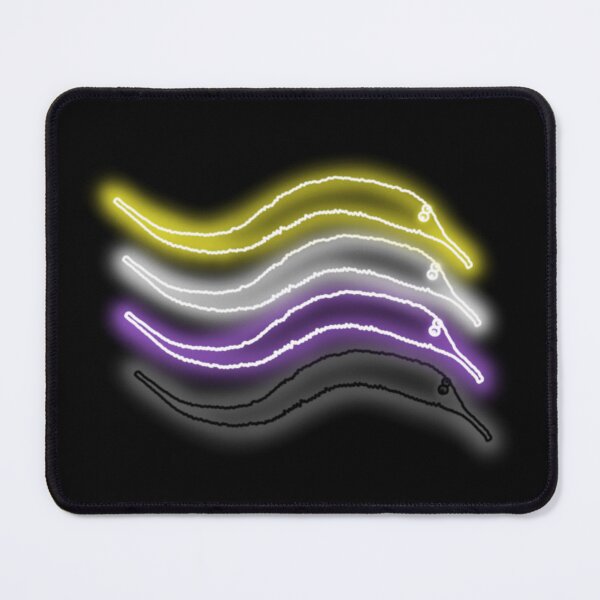 Item preview, Neon Non-Binary Worms designed and sold by Shadarinth.