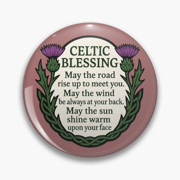 Item preview, Celting Blessing 1 - Sticker designed and sold by GraalDigitalArt.