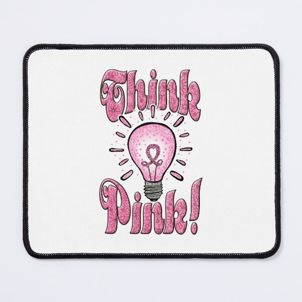 Item preview, Breast Cancer Awareness Think Pink Floral Lightbulb designed and sold by PinkWinkDesigns.