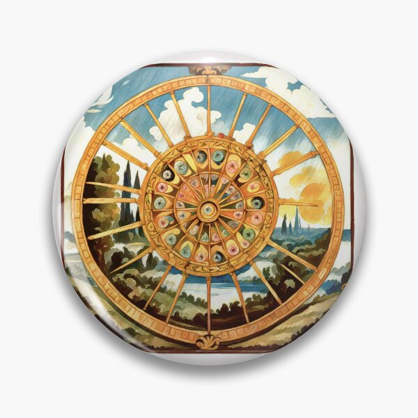 Item preview,  The Tarot Deck: The Wheel of Fortune La Roue de Fortune new series#4 designed and sold by Helios Be. Lavsh.