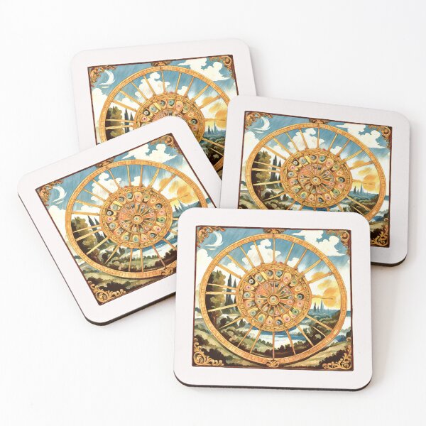 Item preview,  The Tarot Deck: The Wheel of Fortune La Roue de Fortune new series#4 designed and sold by Helios Be. Lavsh.