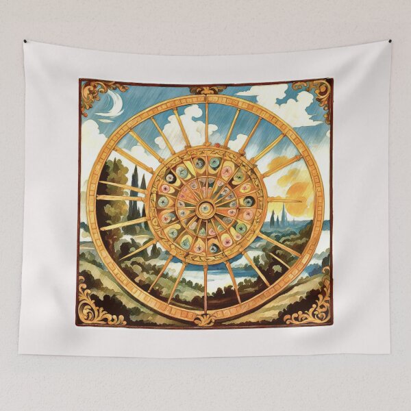 Item preview,  The Tarot Deck: The Wheel of Fortune La Roue de Fortune new series#4 designed and sold by Helios Be. Lavsh.