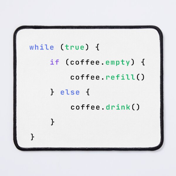 Item preview, Automatic Coffee Refill Logic in Pseudocode designed and sold by Redstrawberry13.
