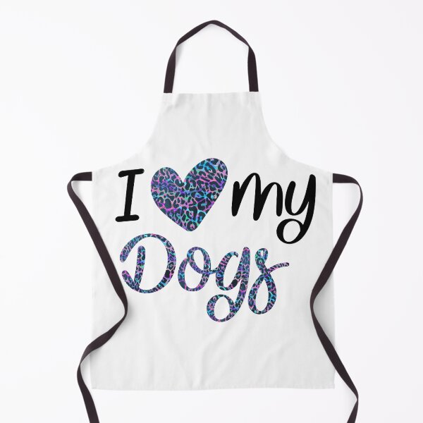 Item preview, I Love My Dogs Neon Leopard Print Pet Lover Design designed and sold by OhMiGosh.