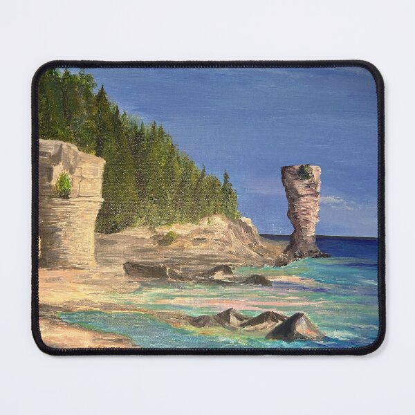 Item preview, Flowerpot Islands Tobermory Ontario Painting designed and sold by BlindEye1.