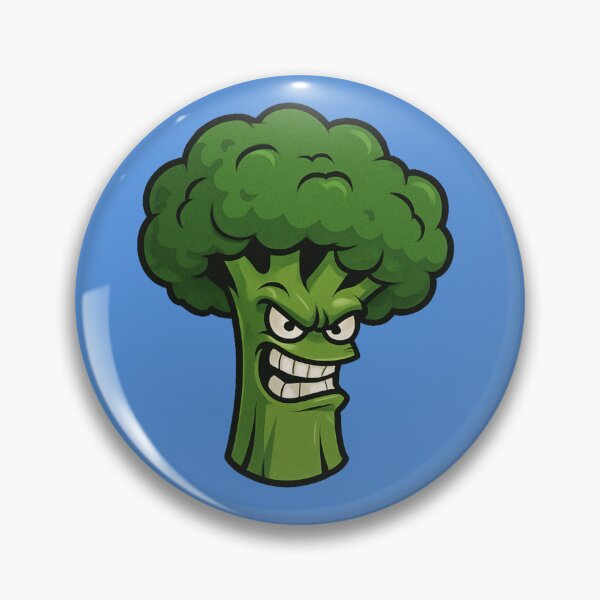 Item preview, Angry Broccoli - Sticker designed and sold by GraalDigitalArt.