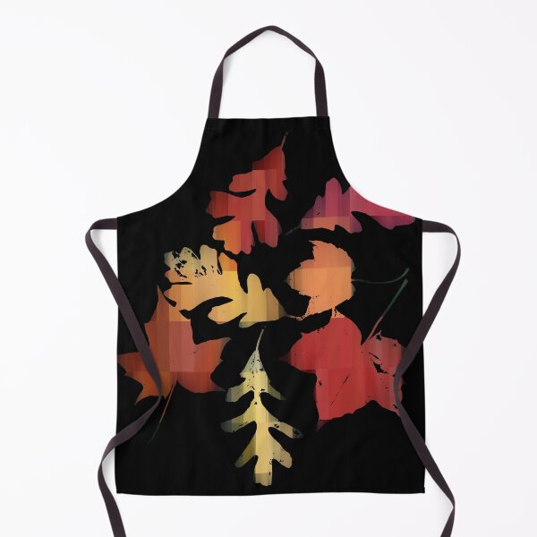 Item preview, Fall Leaves Autumn Block Mix (Black) designed and sold by BLAAAAASK.