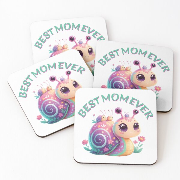 Item preview,  BEST MOM EVER - MAMA SNAIL - MOTHER'S DAY TEXT designed and sold by Gihan-Design.
