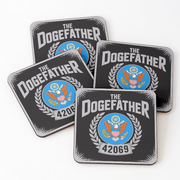 Item preview, The DogeFather Badge designed and sold by PerkyParakeet.