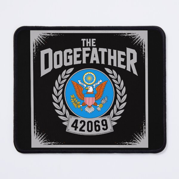 Item preview, The DogeFather Badge designed and sold by PerkyParakeet.