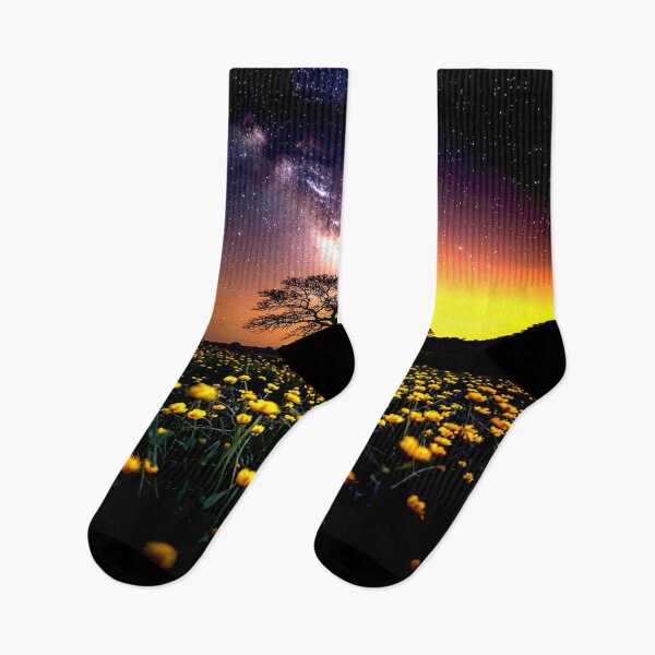 Item preview, Cosmic Blooms: Wildflowers Under the Stars designed and sold by Exodoi.