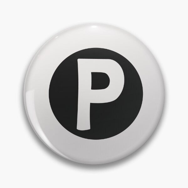 Item preview, letter p white designed and sold by ZiphGames.