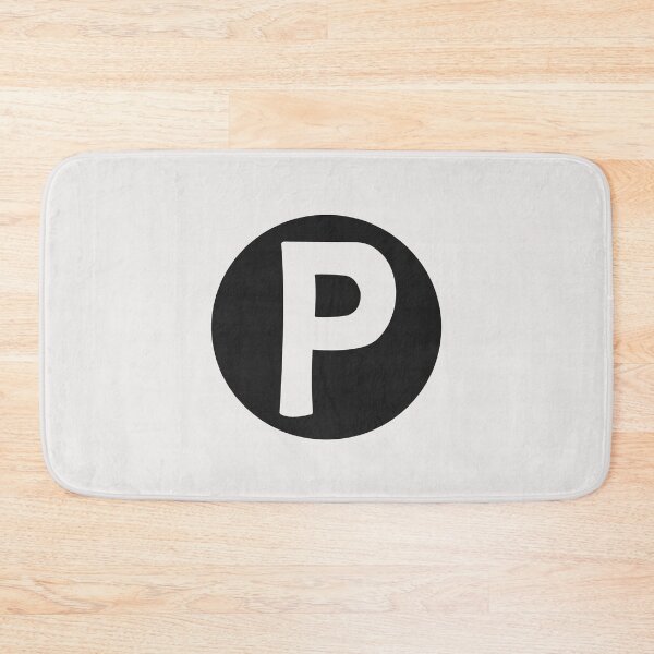 Item preview, letter p white designed and sold by ZiphGames.