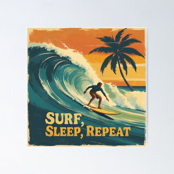 70s Surf Posters for Sale | Redbubble