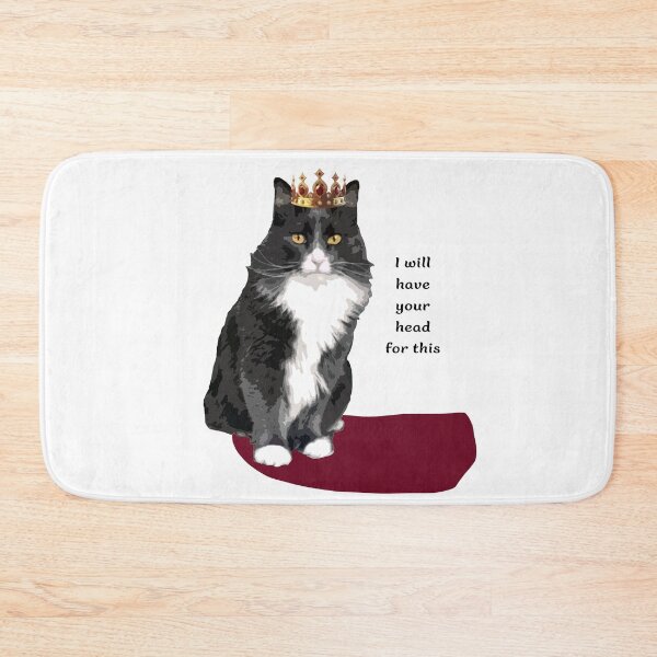 Item preview, King Cat Funny Beheading T-Shirt designed and sold by sunshift.
