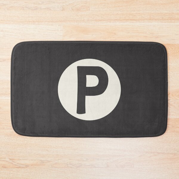 Item preview, letter p black designed and sold by ZiphGames.