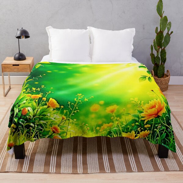 Item preview, Lush Garden Sunlight Scene designed and sold by Health And Fitness Posts e-Store.