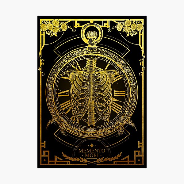 Artikel-Vorschau von Memento Mori-Symbol, designt und verkauft von Geometrical Helianthus.