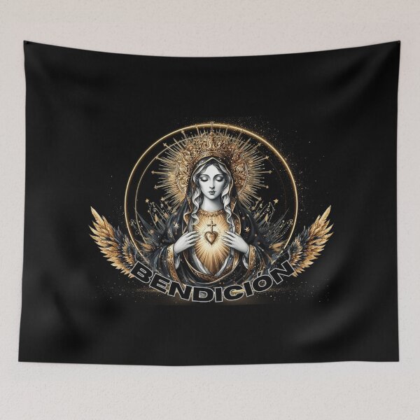 Item preview, Bendición: Virgin Mary Sacred Heart designed and sold by The Imaginarium of a Quirky Jose.