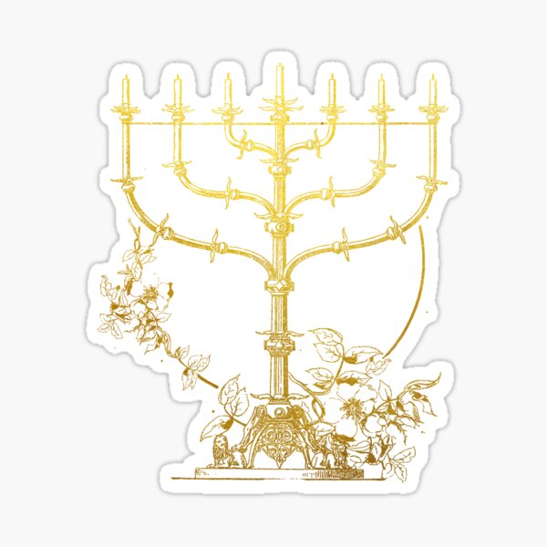 Item preview, Menorah Symbol designed and sold by Geometrical Helianthus.