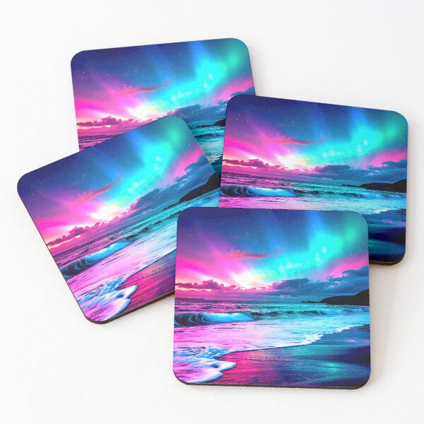 Item preview, Aurora's Dance Over Ocean Waves designed and sold by Exodoi.