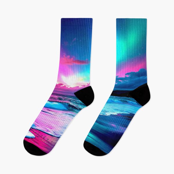 Item preview, Aurora's Dance Over Ocean Waves designed and sold by Exodoi.