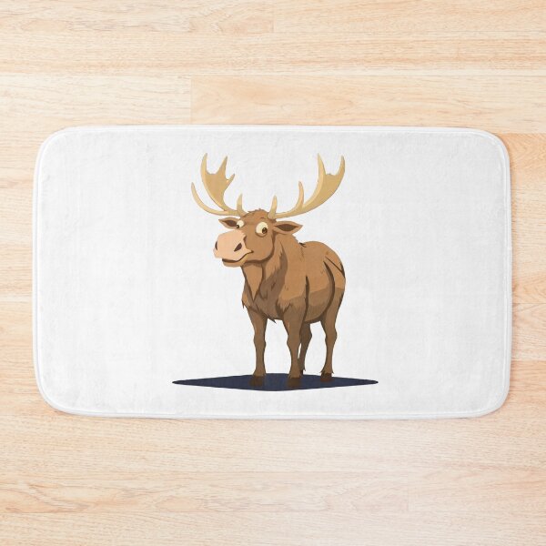 Item preview, Funny Smiling moose designed and sold by Limitry.