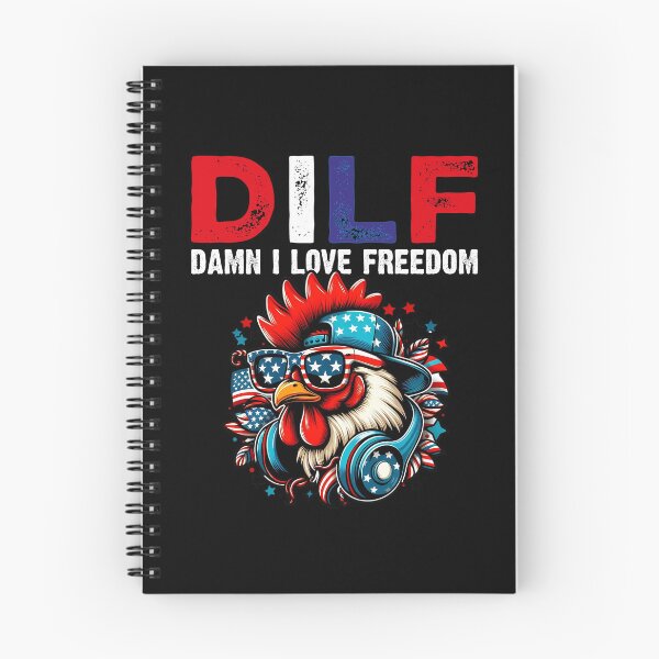 Item preview, DILF Maldita sea, me encanta la libertad, pollo patriótico genial - Bandera de EE. UU. del 4 de julio designed and sold by Smix Pixels.
