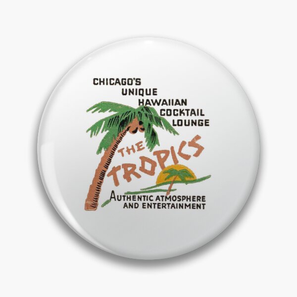 Artikelvorschau, Vintage The Tropics - Chicago, Illinois entworfen und verkauft von QuayTradingCo.