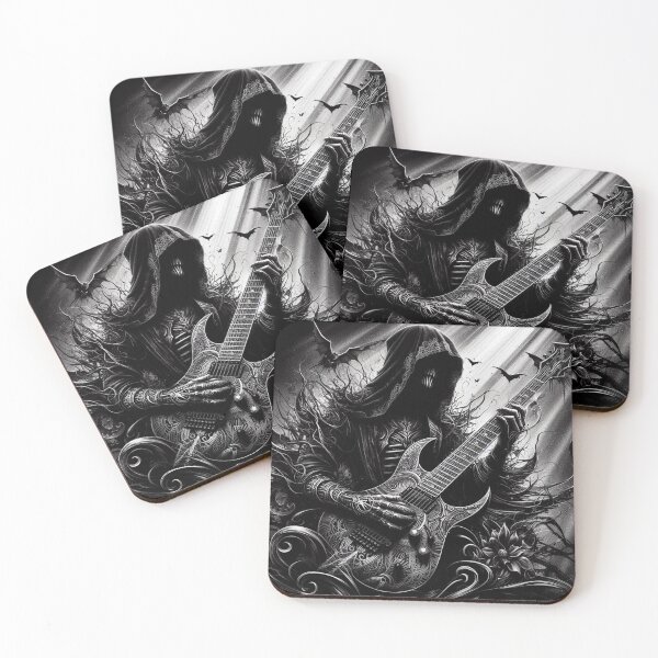 Item preview, Reaper Black Metal Art designed and sold by TheDarkWardrobe.
