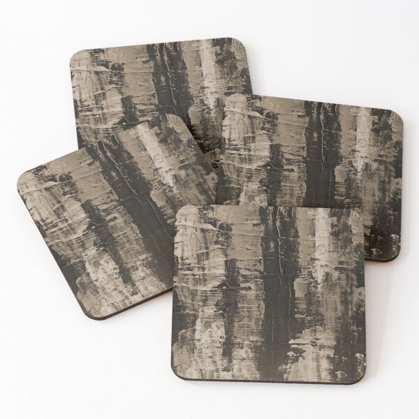 Item preview, Sepia Scraped Abstract Piece designed and sold by BLAAAAASK.