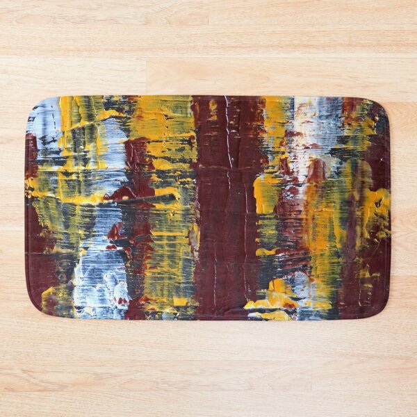 Item preview, Red and Yellow Scraped Abstract Piece designed and sold by BLAAAAASK.