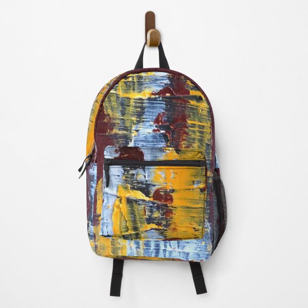 Item preview, Red and Yellow Scraped Abstract Piece designed and sold by BLAAAAASK.