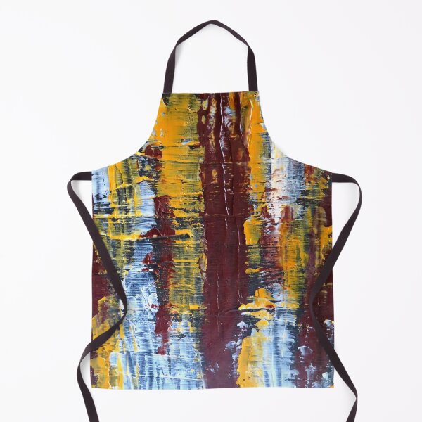 Item preview, Red and Yellow Scraped Abstract Piece designed and sold by BLAAAAASK.